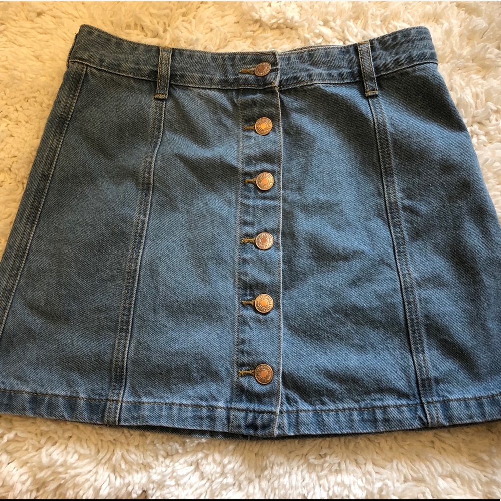 Forever 21 denim skirt - light wash
